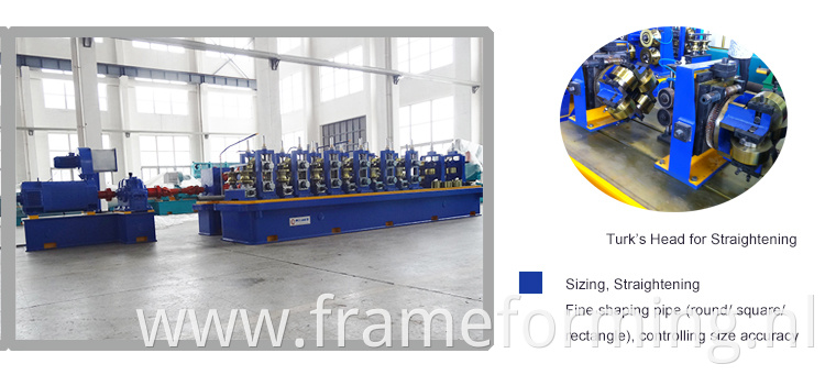 High Frequency Welded Steel Tube Mill Line